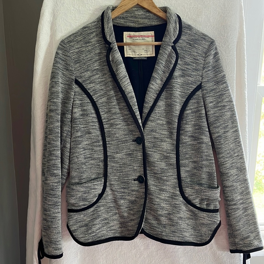 Anthropologie knit blazer